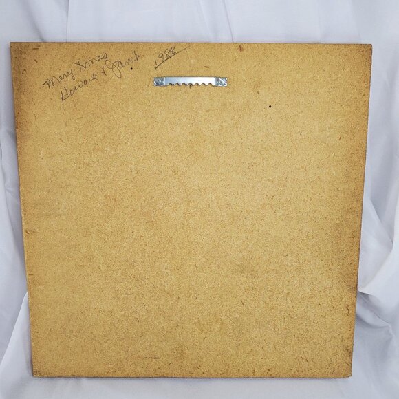 Native American Hoop Dancer Sand Art Painting On Wood Particle Board unsigned - Picture 8 of 10